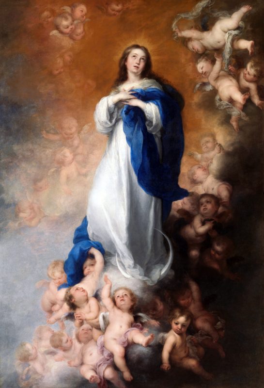 Tranh Đức Maria Vô Nhiễm Nguyên Tội