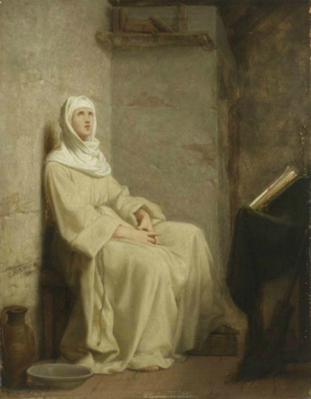 Thánh Clara cầu nguyện